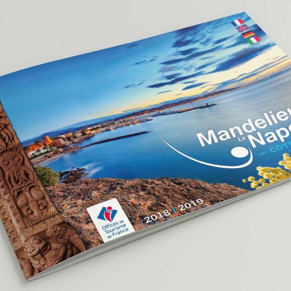 Brochure touristique Mandelieu la Napoule - Print Design