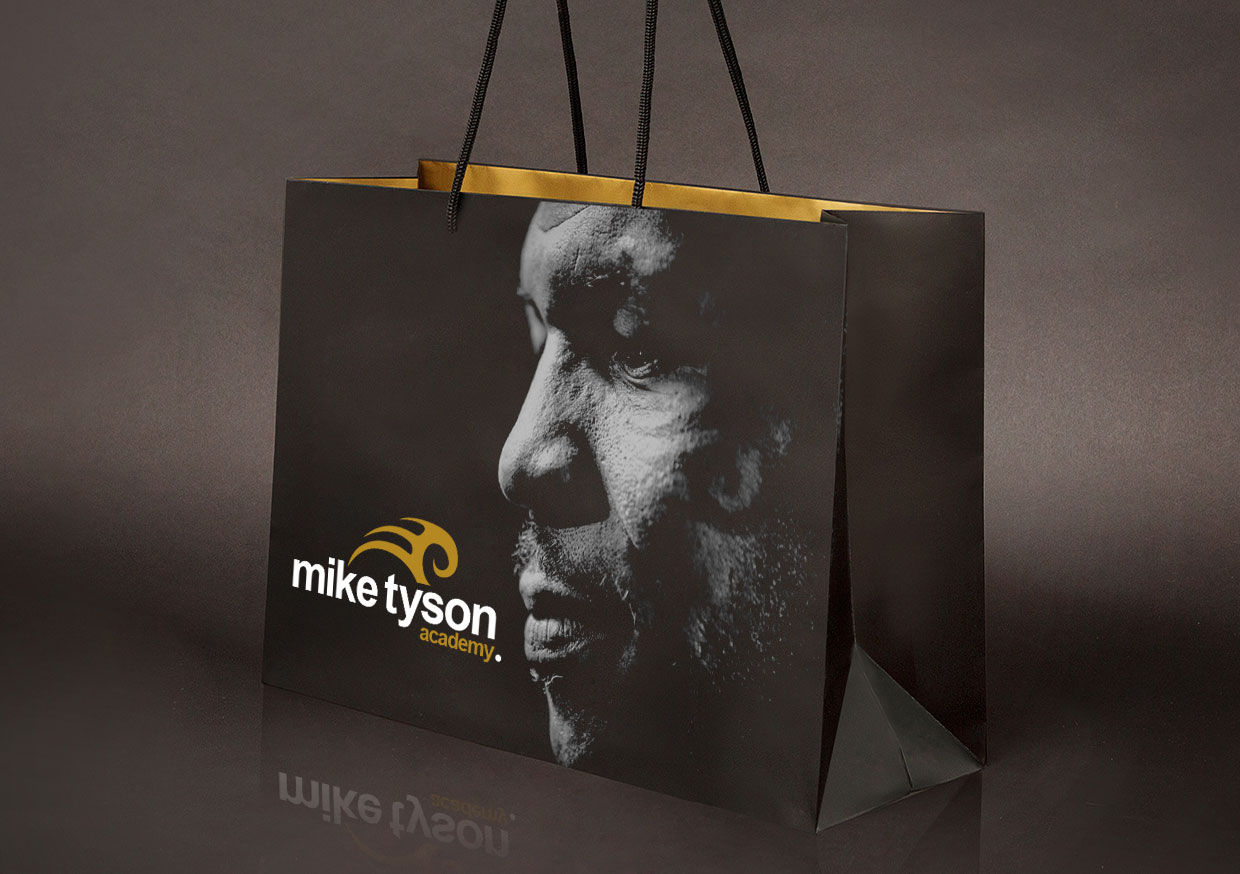 Branding & merchandising Mike Tyson Academy