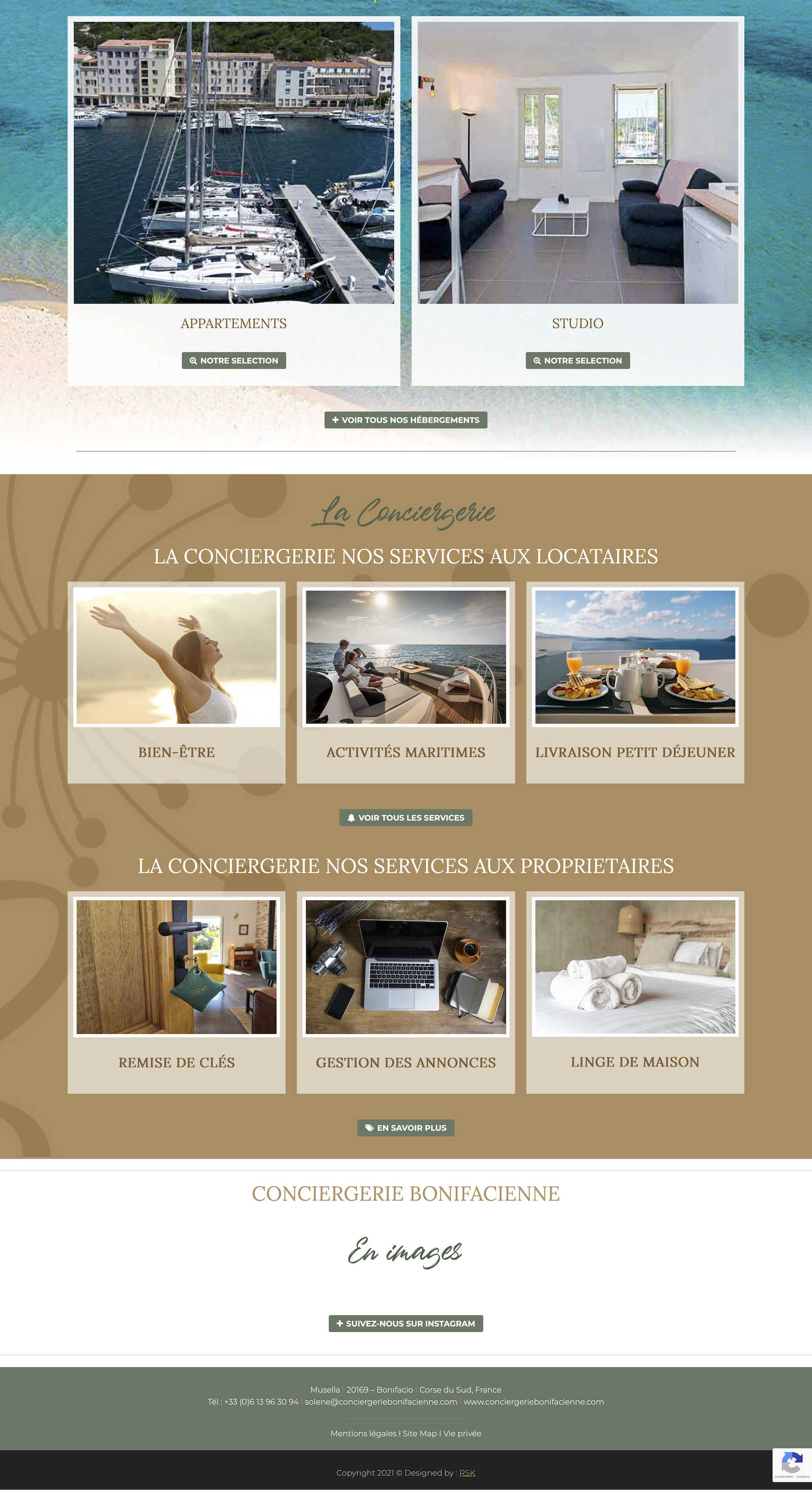 Création de site web Corse et Nice
