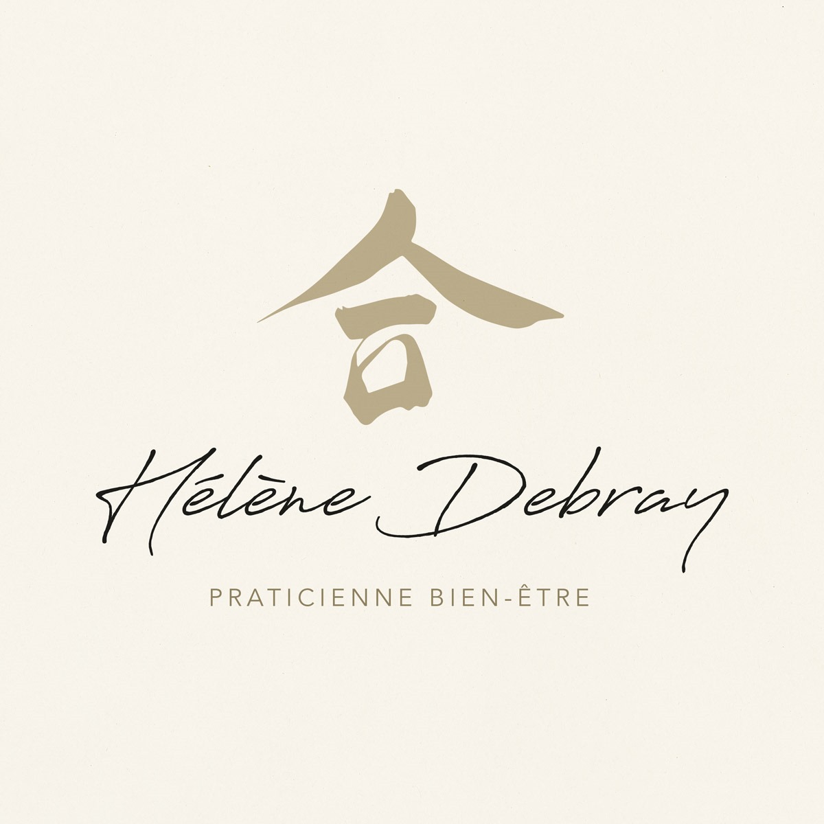 Création d'un logo pour un salon de massages et de bien-être.